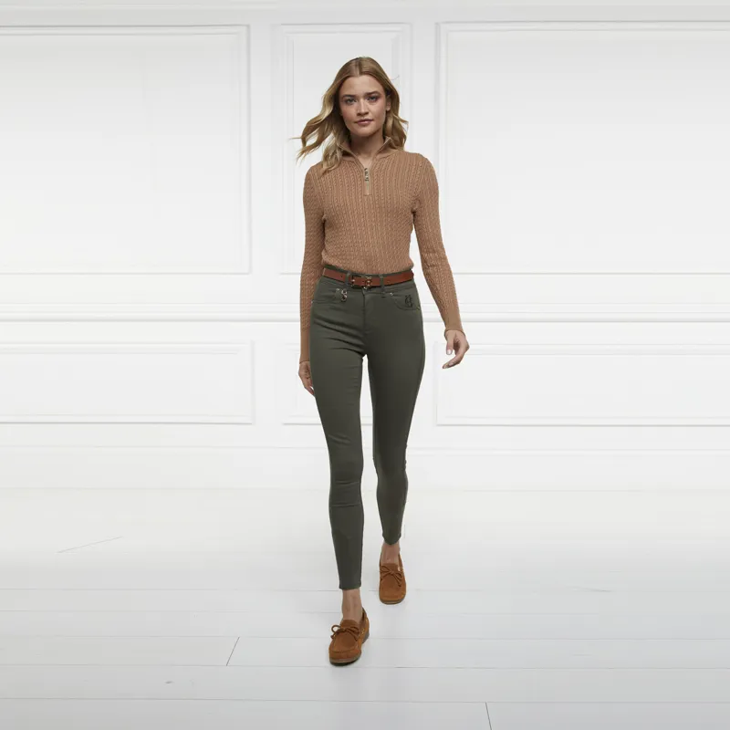 Holland Cooper Jodhpur Jean - Hunter Green-4